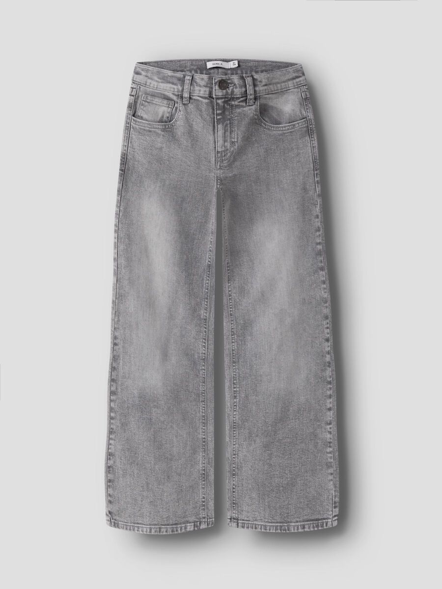 Carousel image 1 WIDE FIT JEANS, Medium Grey Denim