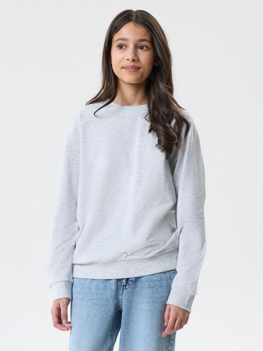 Product carousel image 1 UNBRUSHED SWEATSHIRT, Light Grey Melange