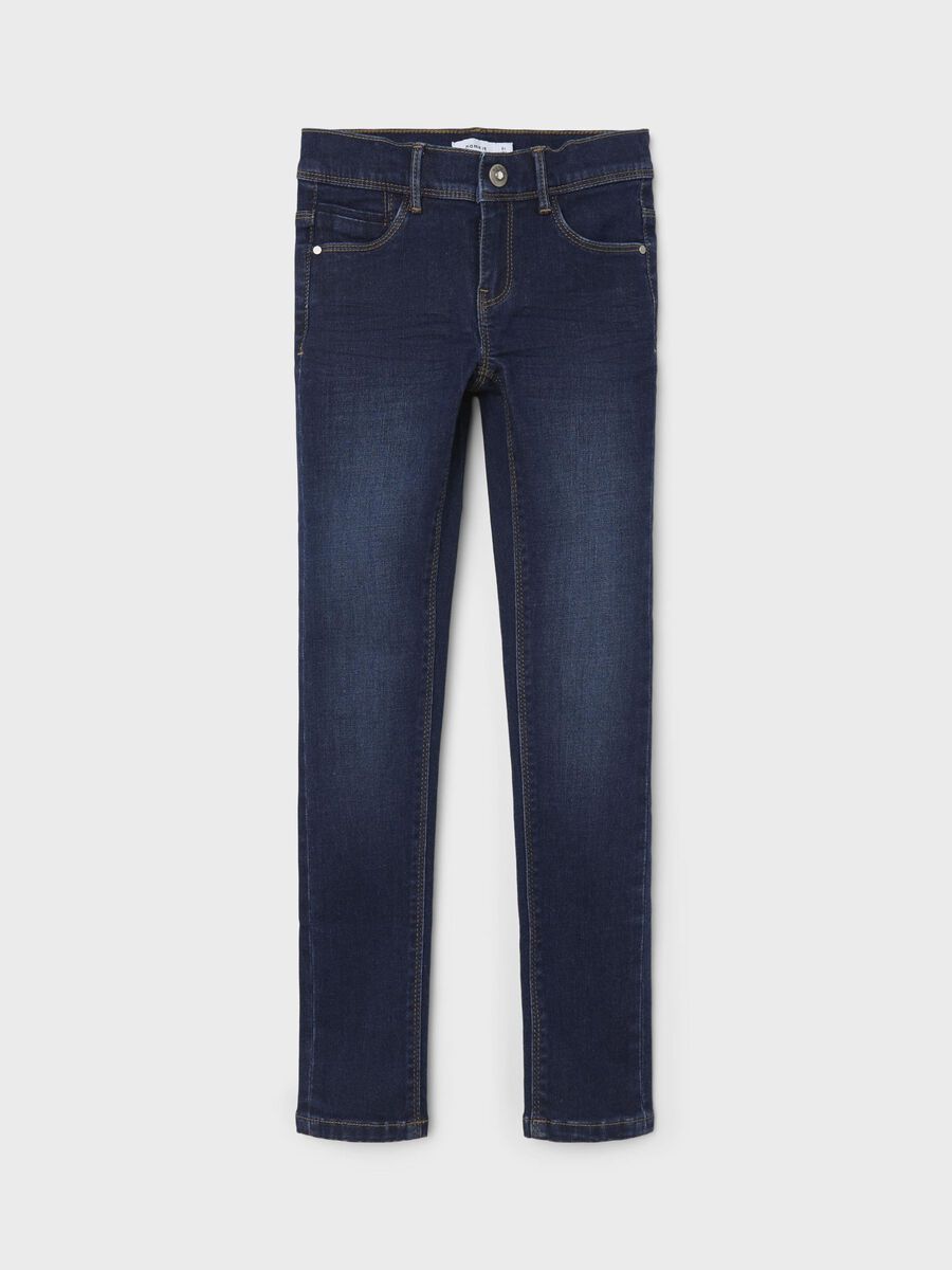 name it SKINNY FIT STRETCH JEANS, Dark Blue Denim, highres - 13208871_DarkBlueDenim_003.jpg