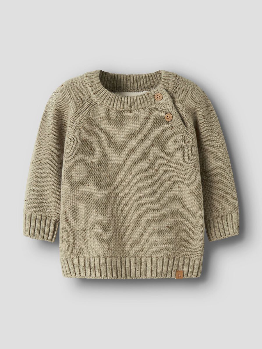 Product carousel image - REGULAR FIT KNITTED PULLOVER, Twill | 1
