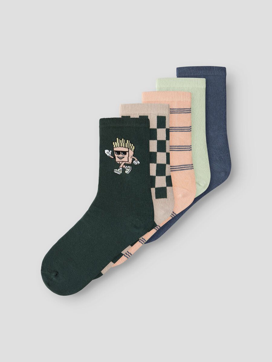 Product carousel image - 5ER-PACK SOCKEN, Chateau Gray | 1