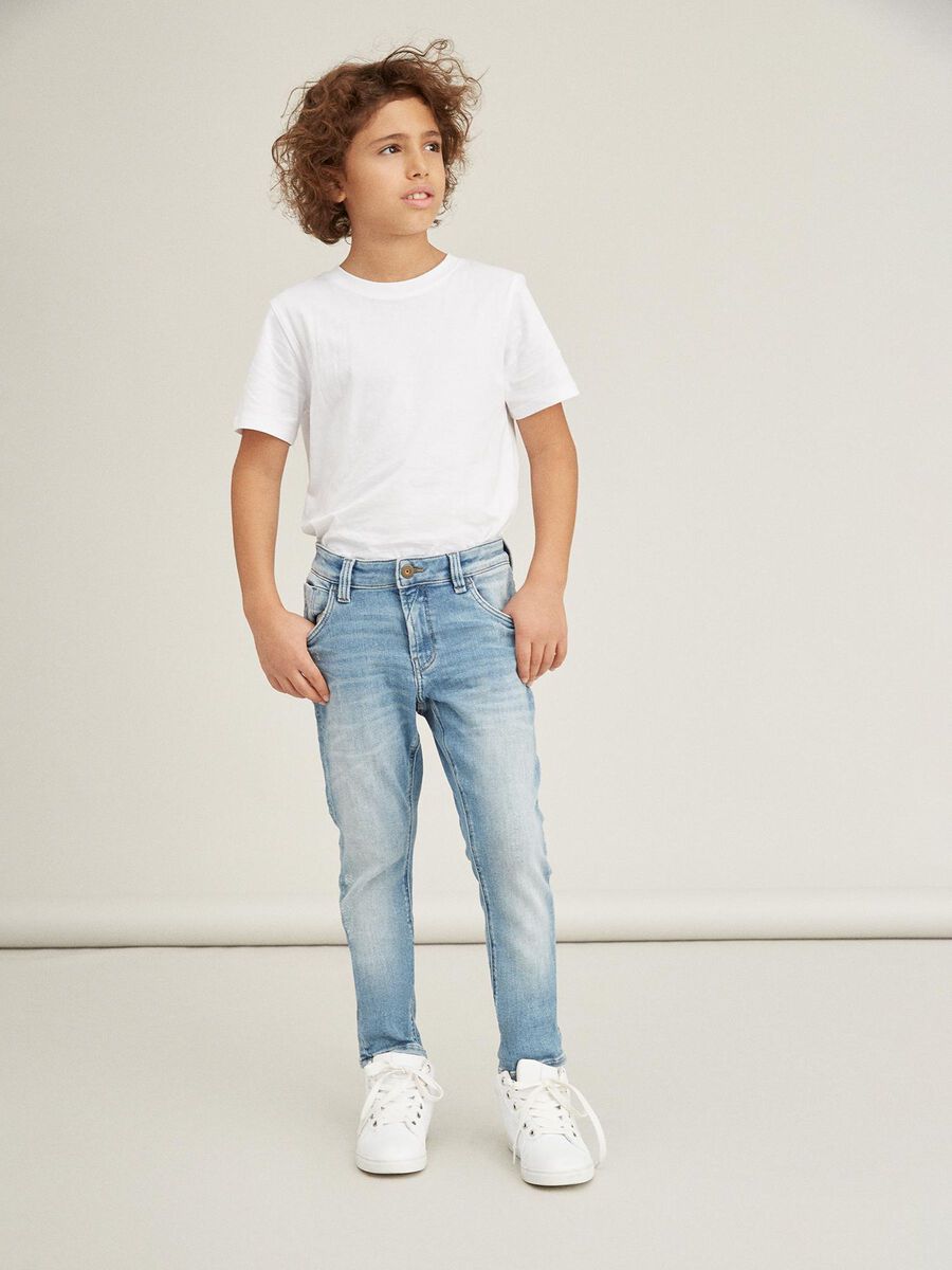 Carousel image - BAGGY FIT JEANS, Light Blue Denim | 3
