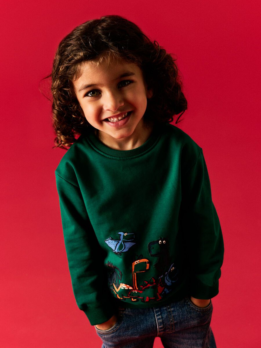 Product carousel image 1 REGULAR FIT SWEATSHIRT, Evergreen