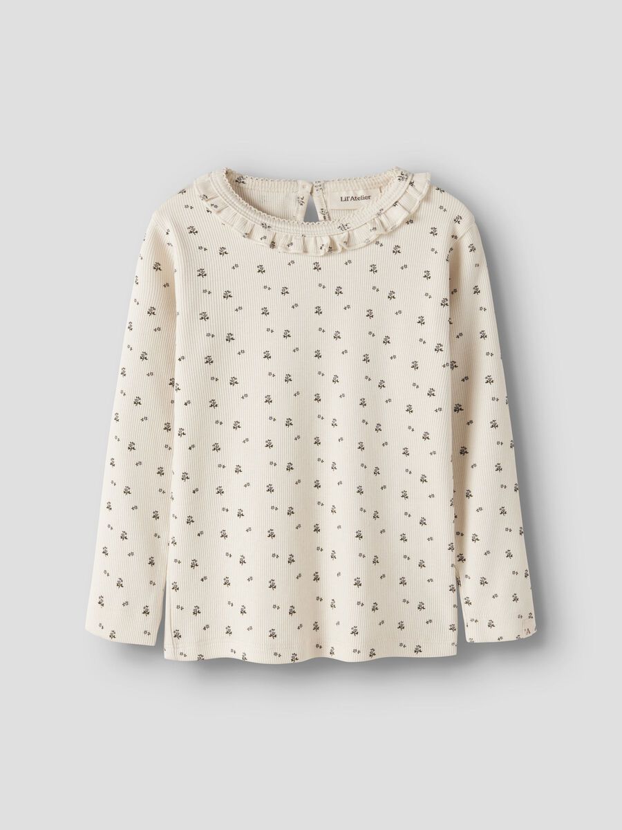 Carousel image 1 SLIM FIT LONG SLEEVED TOP, Turtledove