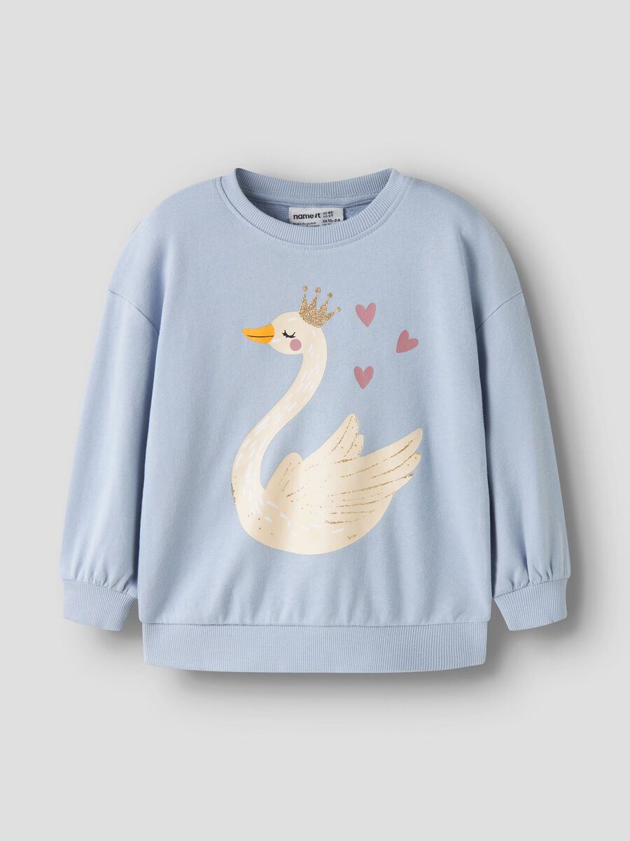 Carousel image 1 RELAXED FIT SWEATSHIRT, Subdued Blue