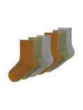 Name it LOT DE 6, VISCOSE CHAUSSETTES, Dark Grey Melange, highres - 13190995_DarkGreyMelange_846505_001.jpg