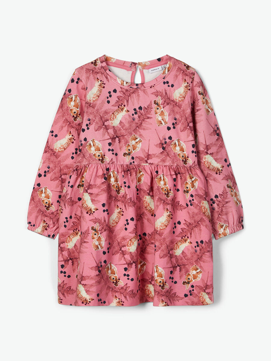 Name it SWEAT DE COTON BROSSÉ ROBE, Wild Rose, highres - 13180645_WildRose_003.jpg