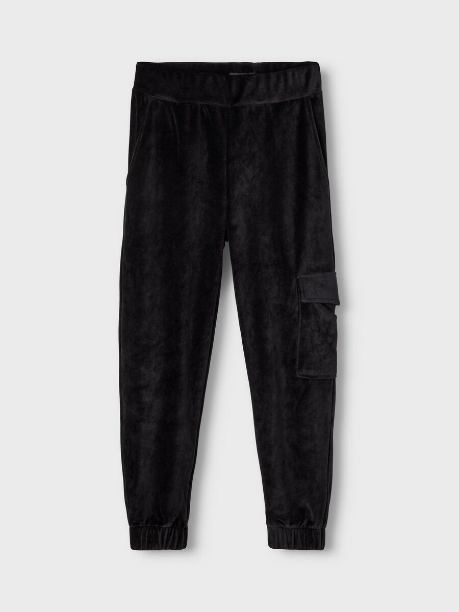 Name it VELVET SWEATPANTS, Black, highres - 13197215_Black_003.jpg