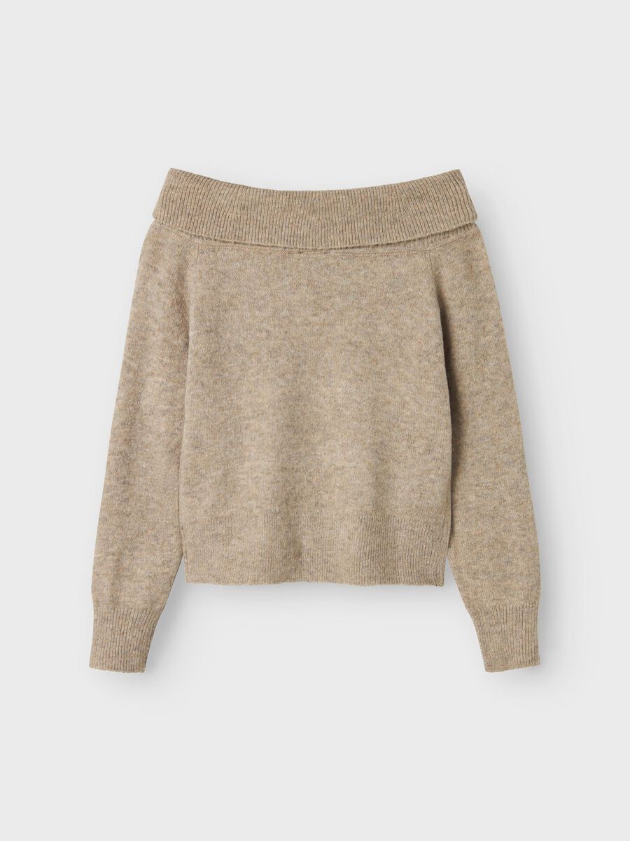 name it LONG SLEEVED OFF-SHOULDER TOP, Mocha Meringue, highres - 13241251_MochaMeringue_002.jpg