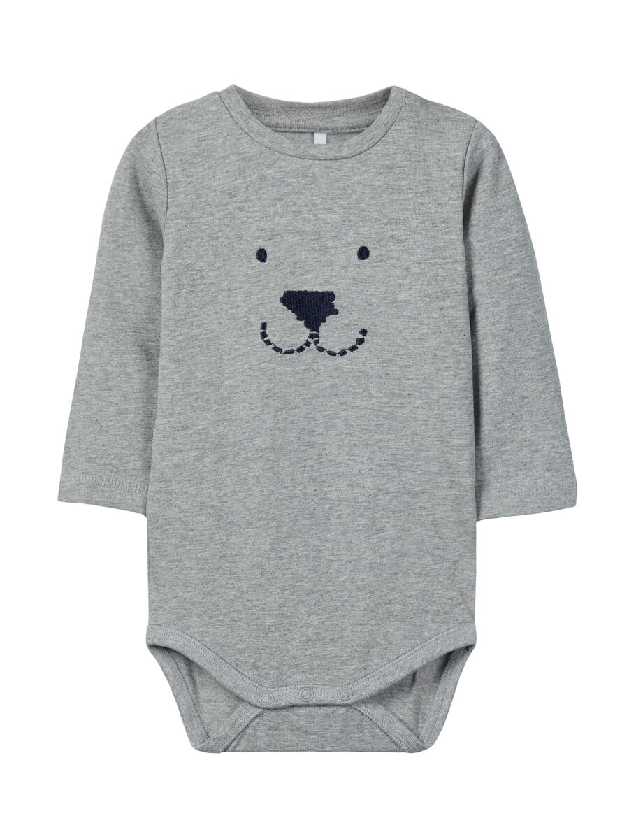 Name it 2-PACK INFANT BODYSUIT, Grey Melange, highres - 13152737_GreyMelange_005.jpg