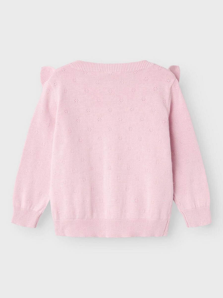 name it ORGANIC COTTON KNITTED CARDIGAN, Corsage, highres - 13235434_Corsage_002.jpg