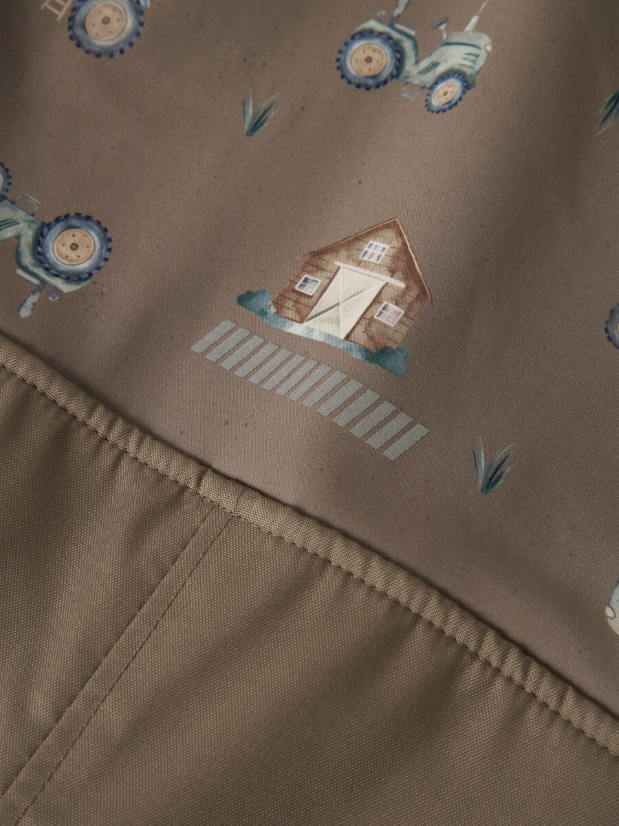 Carousel image 5 ALFA08 SOFTSHELL SUIT, Walnut