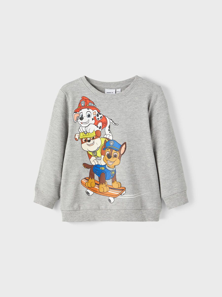 Name it À MOTIF PAW PATROL SWEAT-SHIRT, Grey Melange, highres - 13205312_GreyMelange_003.jpg