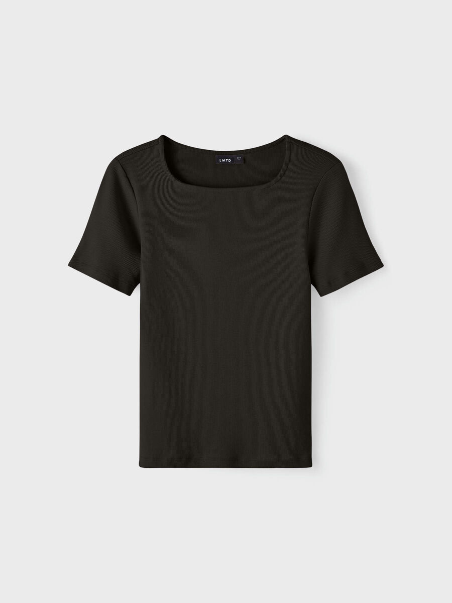 name it VIERKANTE HALS T-SHIRT, Black, highres - 13218205_Black_003.jpg