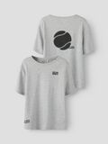 Product image thumbnail - T-SHIRT, Grey Melange | 1