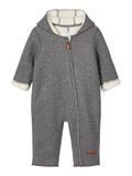 Name it TEDDY LINED PRAM SUIT, Grey Melange, highres - 13178634_GreyMelange_001.jpg