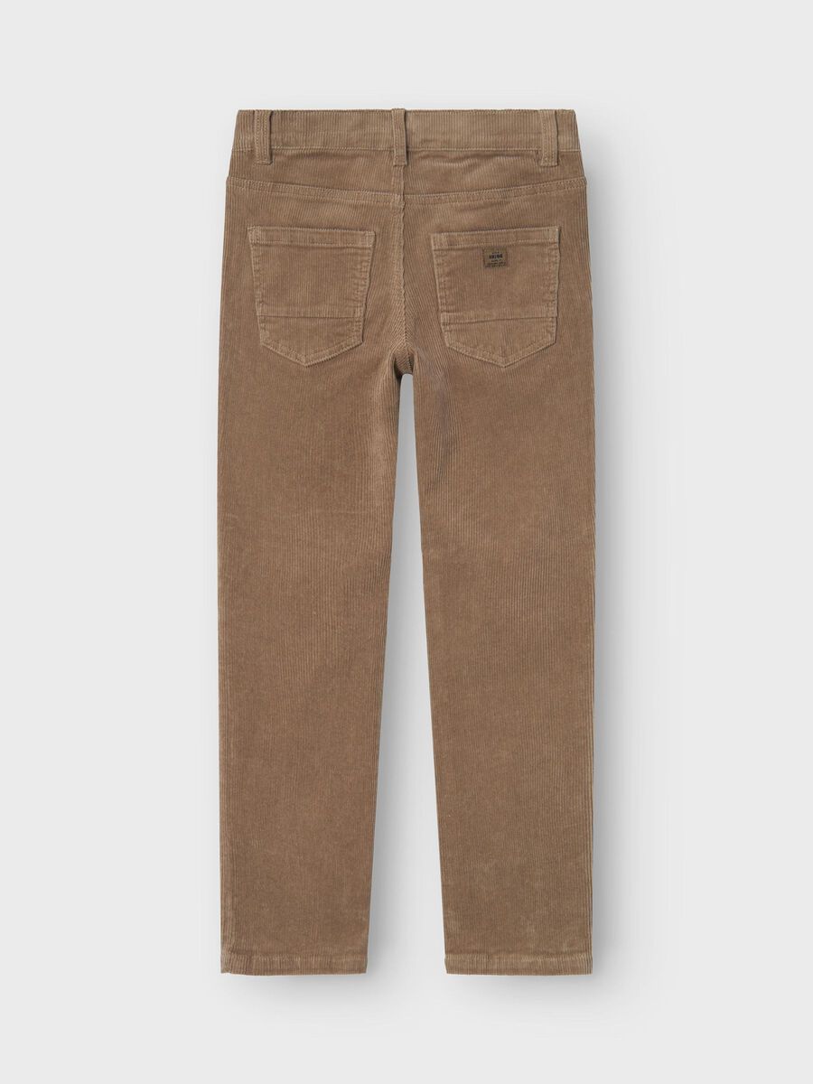 name it REGULAR FIT CORDUROY TROUSERS, Timber Wolf, highres - 13230726_TimberWolf_002.jpg