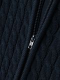 Product image thumbnail - CABLE KNITTED CARDIGAN, Dark Sapphire | 3