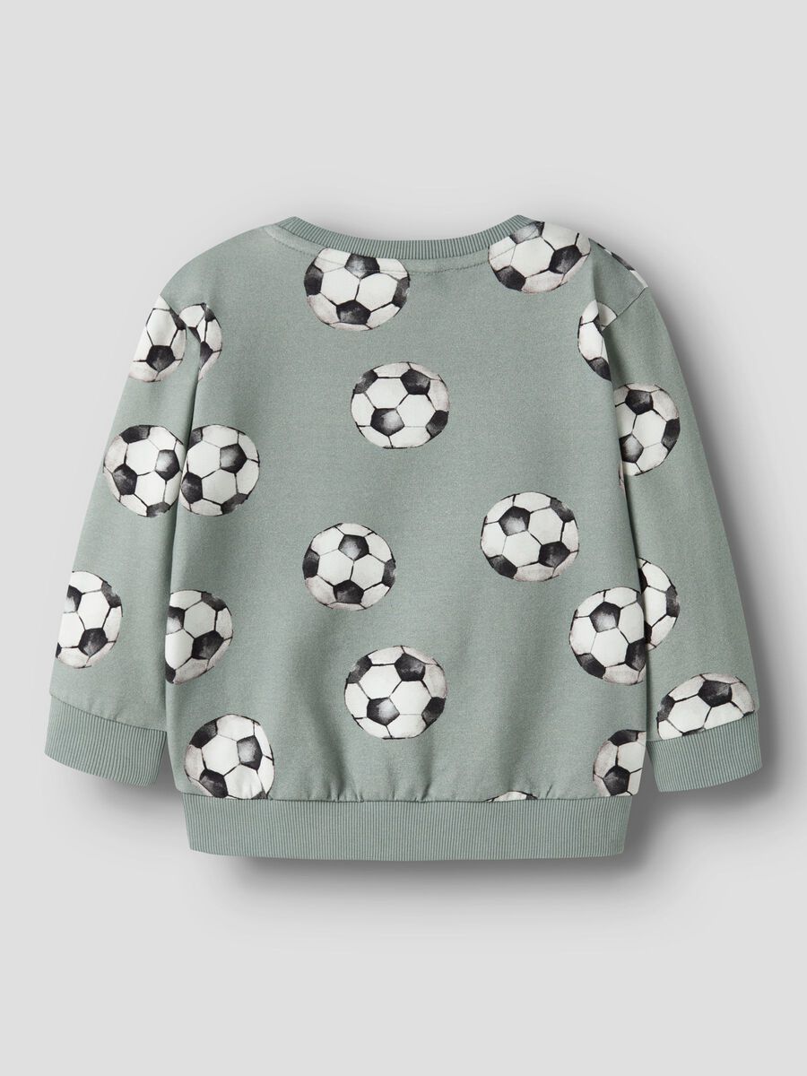 Carousel image 4 REGULAR FIT SWEATSHIRT, Green Milieu