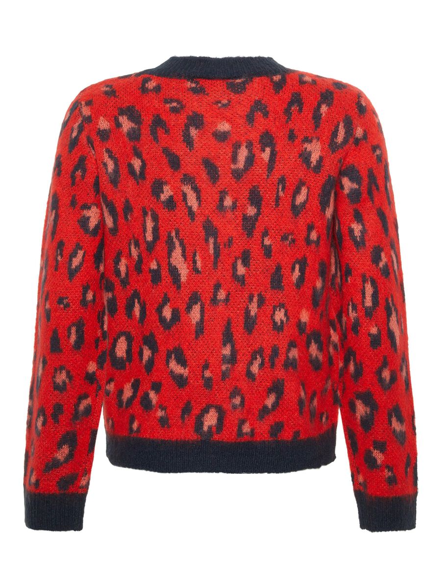 Name it LEOPARDMØNSTRET PULLOVER, Flame Scarlet, highres - 13171511_FlameScarlet_002.jpg