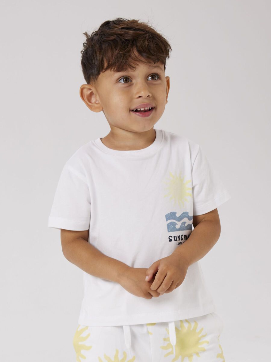 name it ORGANIC COTTON T-SHIRT, Bright White, highres - 13244173_BrightWhite_008.jpg