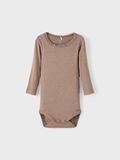 Name it LONG SLEEVED RIB ROMPER, Brown Lentil, highres - 13198038_BrownLentil_925426_003.jpg