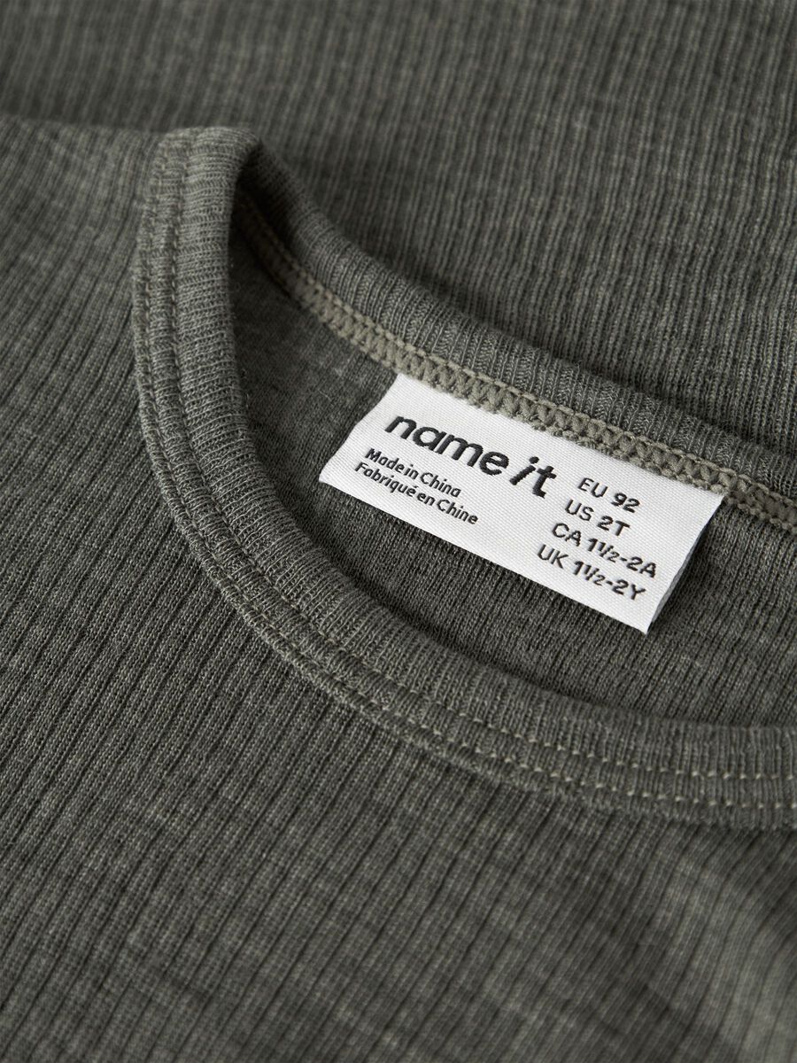 Carousel image 5 MERINO WOOL T-SHIRT, Mulled Basil