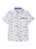 Name it DE MANGA CORTA CON ESTAMPADO DE COCHES CAMISA, Bright White, highres - 13175687_BrightWhite_001.jpg