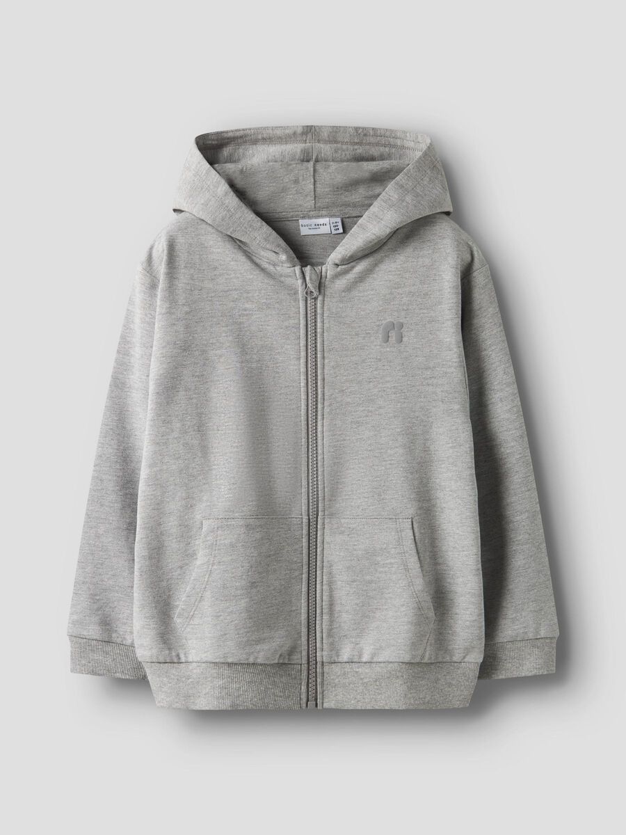 name it COUPE CLASSIQUE GILET EN SWEAT, Grey Melange, highres - 13244055_GreyMelange_003.jpg