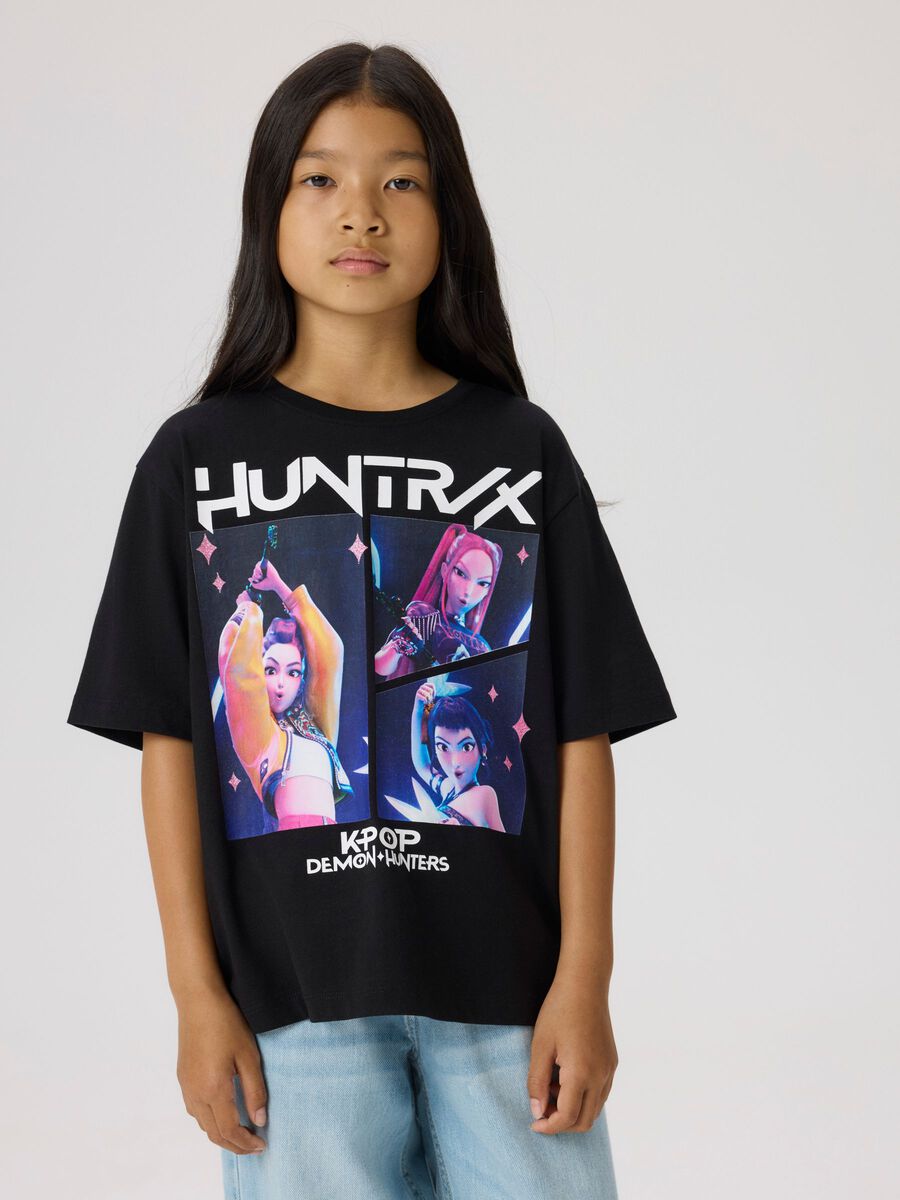 Product carousel image 1 KPOP DEMON HUNTERS T-SHIRT, Black