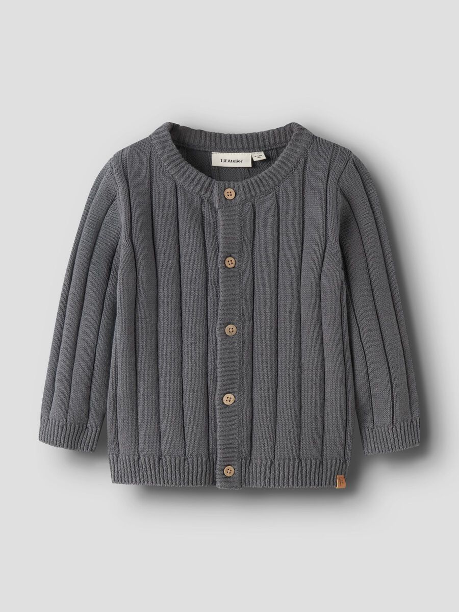 Carousel image 1 KNITTED CARDIGAN, Poppy Seed