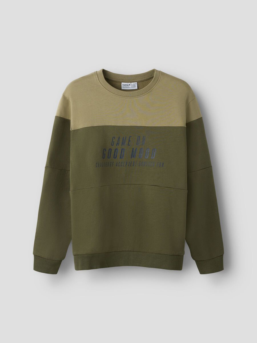 Product carousel image 1 REGULAR FIT SWEATSHIRT, Olive Night