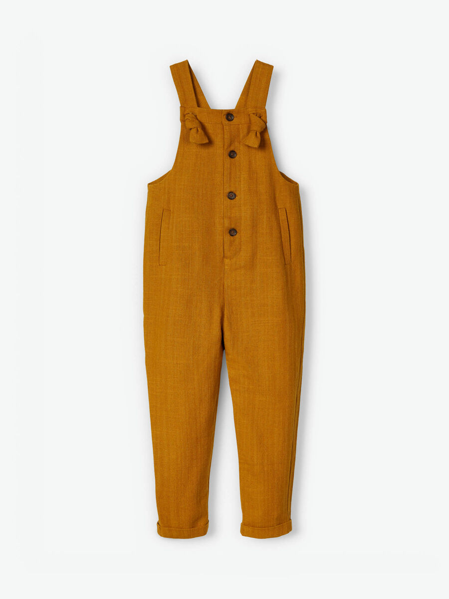 Name it LINEN BLEND OVERALLS, Cumin, highres - 13186724_Cumin_003.jpg