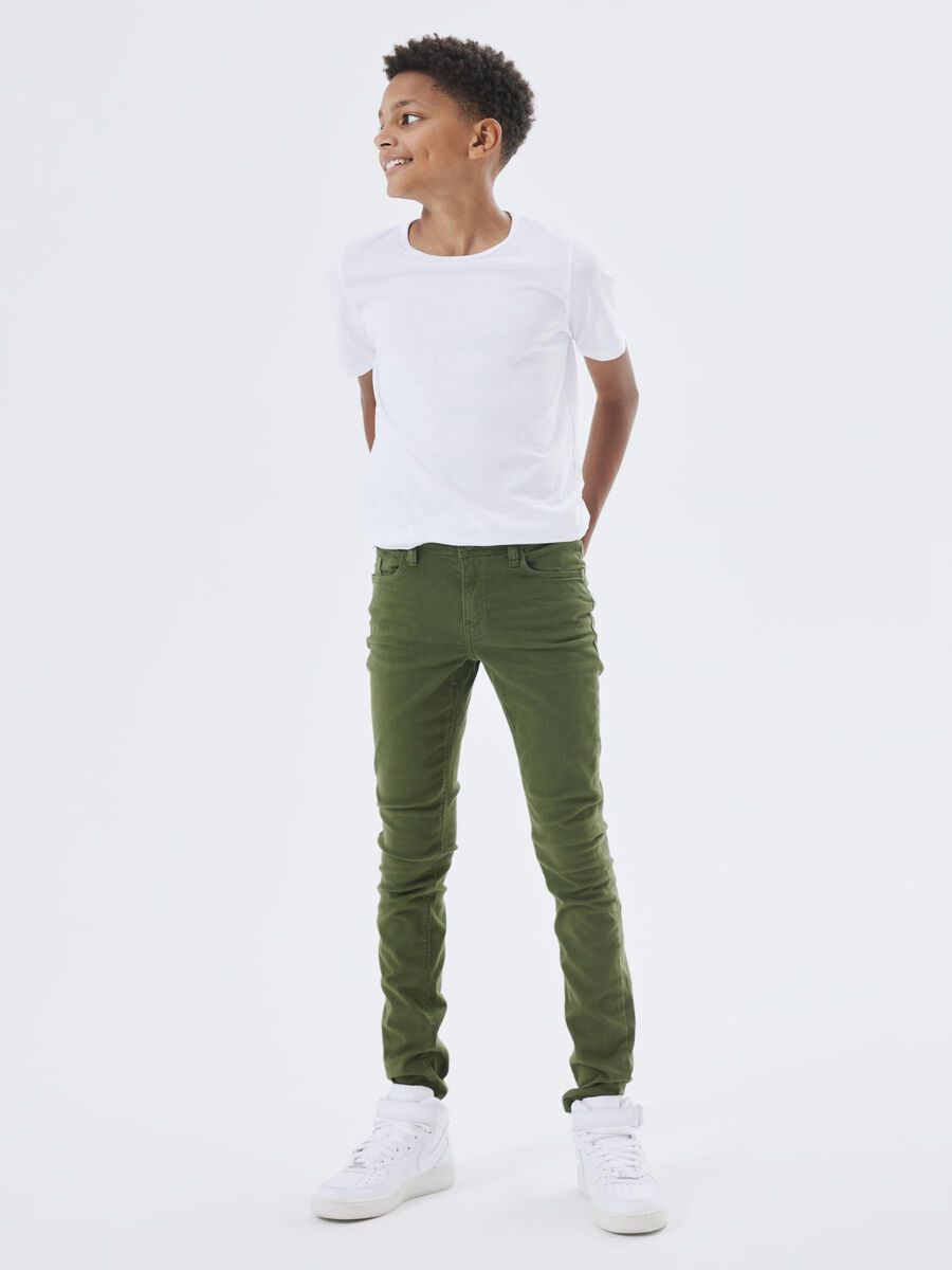 Name it X-SLIM FIT TWILL TROUSERS, Rifle Green, highres - 13181376_RifleGreen_007.jpg