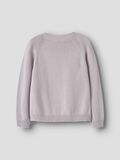 Product image thumbnail - ORGANIC COTTON KNITTED CARDIGAN, Lilac Marble | 2