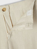 Name it LOOSE FIT LINEN TROUSERS, Oatmeal, highres - 13204544_Oatmeal_005.jpg