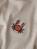 Product image thumbnail - ORGANIC COTTON T-SHIRT, Aluminium | 3
