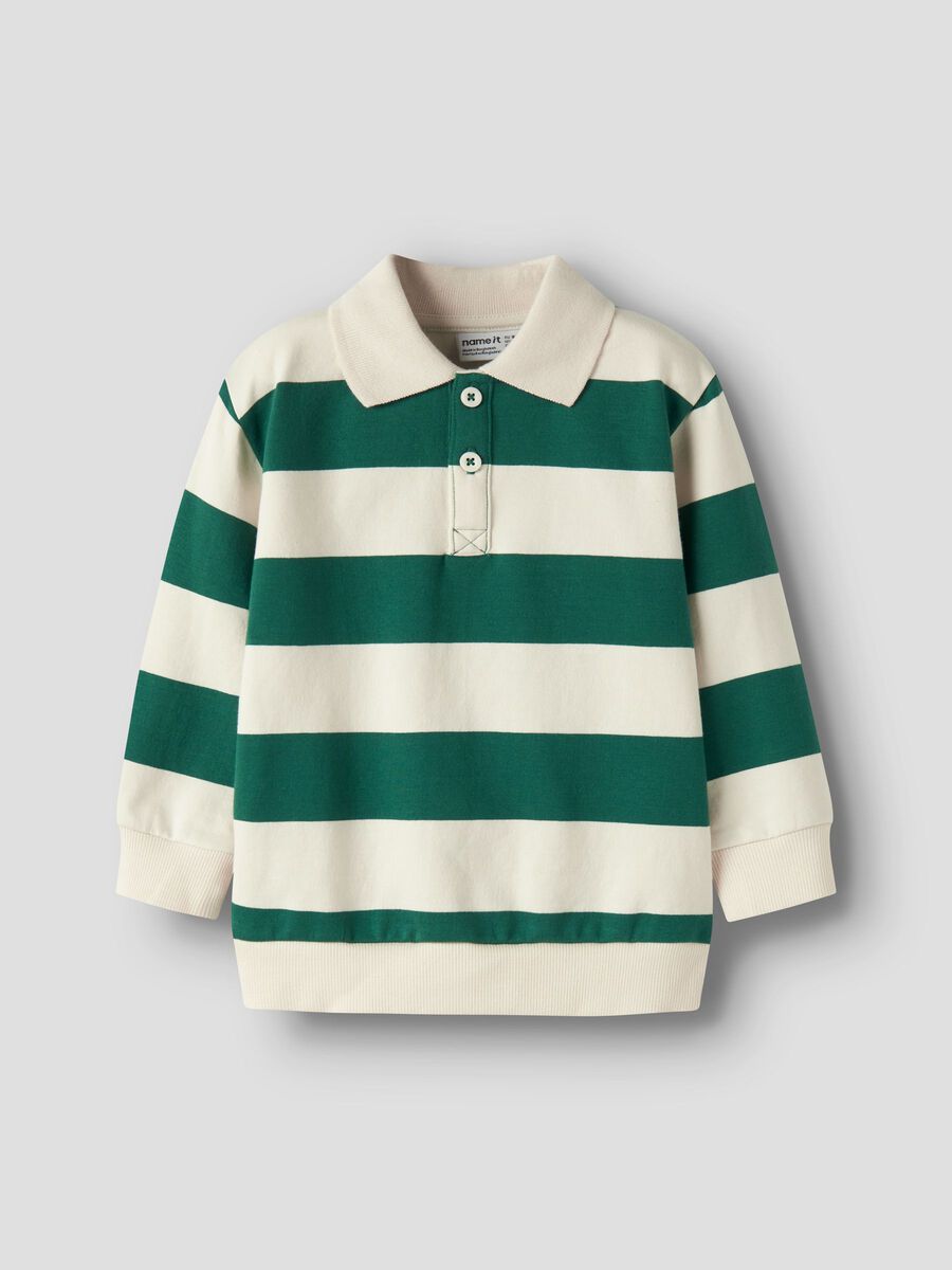 Carousel image 1 POLO SWEATSHIRT, Evergreen