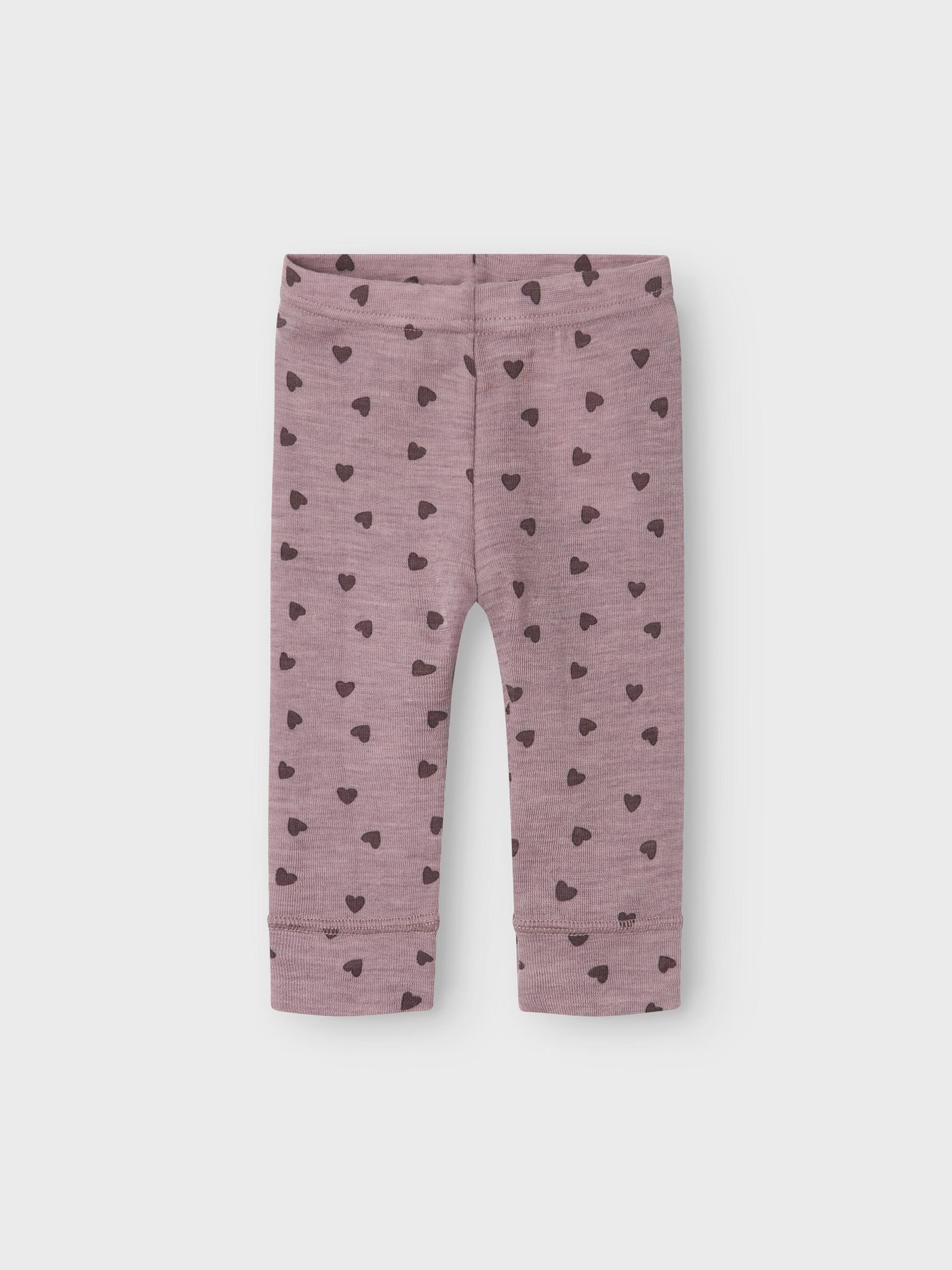 MERINO WOOL LEGGINGS Baby Girls Grey NAME IT UK