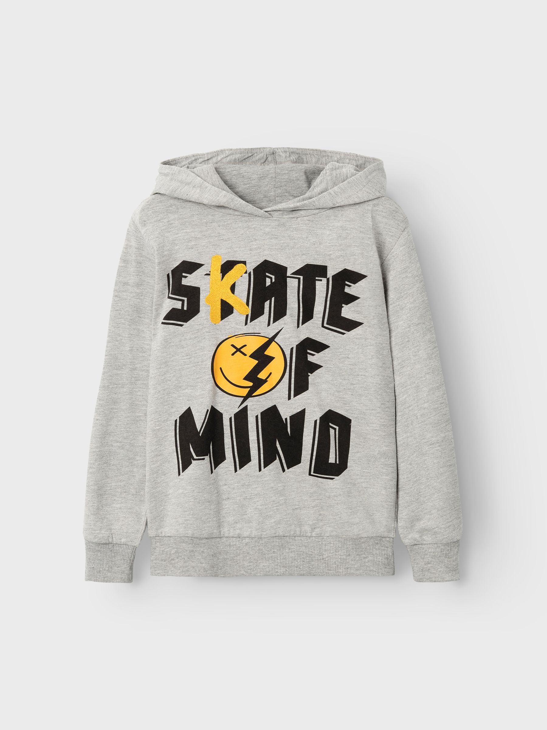PRINTED HOODIE Boys Grey NAME IT Ireland