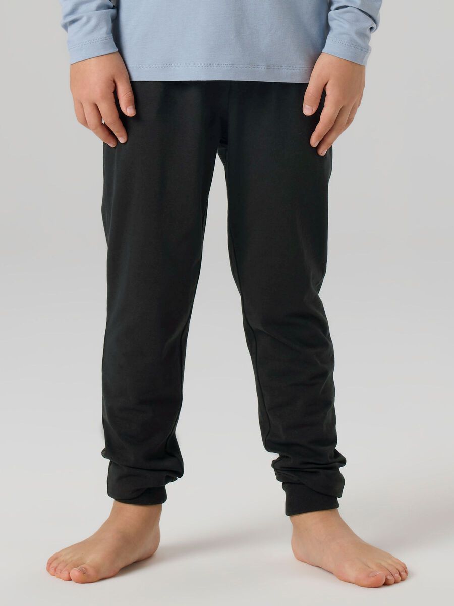 Carousel image - BIO-BAUMWOLL PYJAMA SET, Dusty Blue | 7