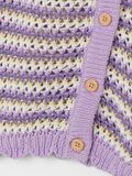 Name it STRIPPED KNITTED CARDIGAN, Orchid Bloom, highres - 13216733_OrchidBloom_005.jpg