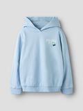 Product image thumbnail - ORGANIC COTTON HOODIE, Cashmere Blue | 1