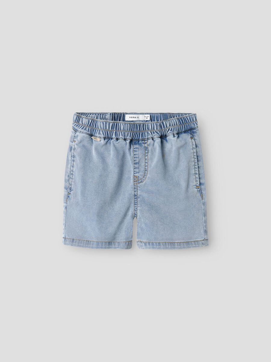 name it JOGGER FIT DENIM SHORT, Light Blue Denim, highres - 13240298_LightBlueDenim_003.jpg