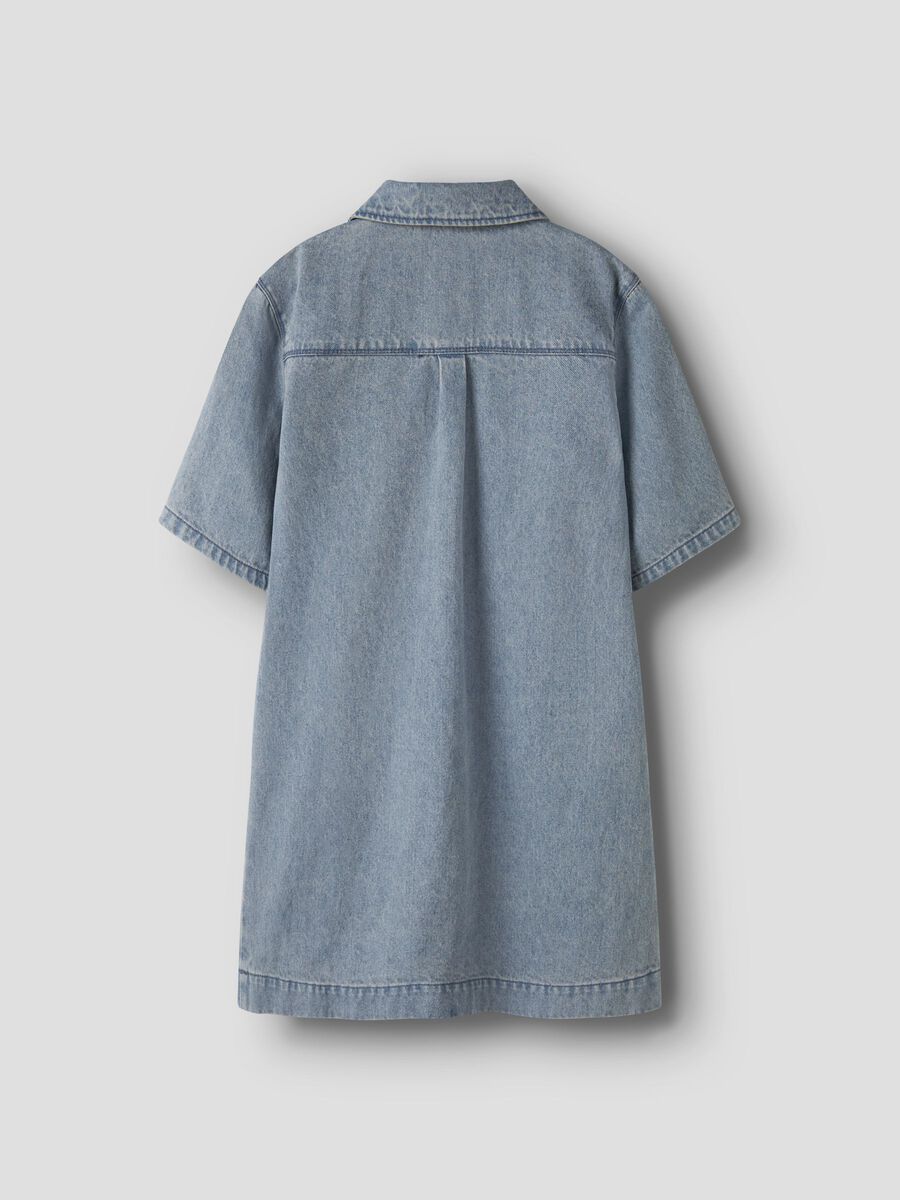 Product carousel image - LOOSE FIT DENIM DRESS, Special Blue Grey Denim | 2