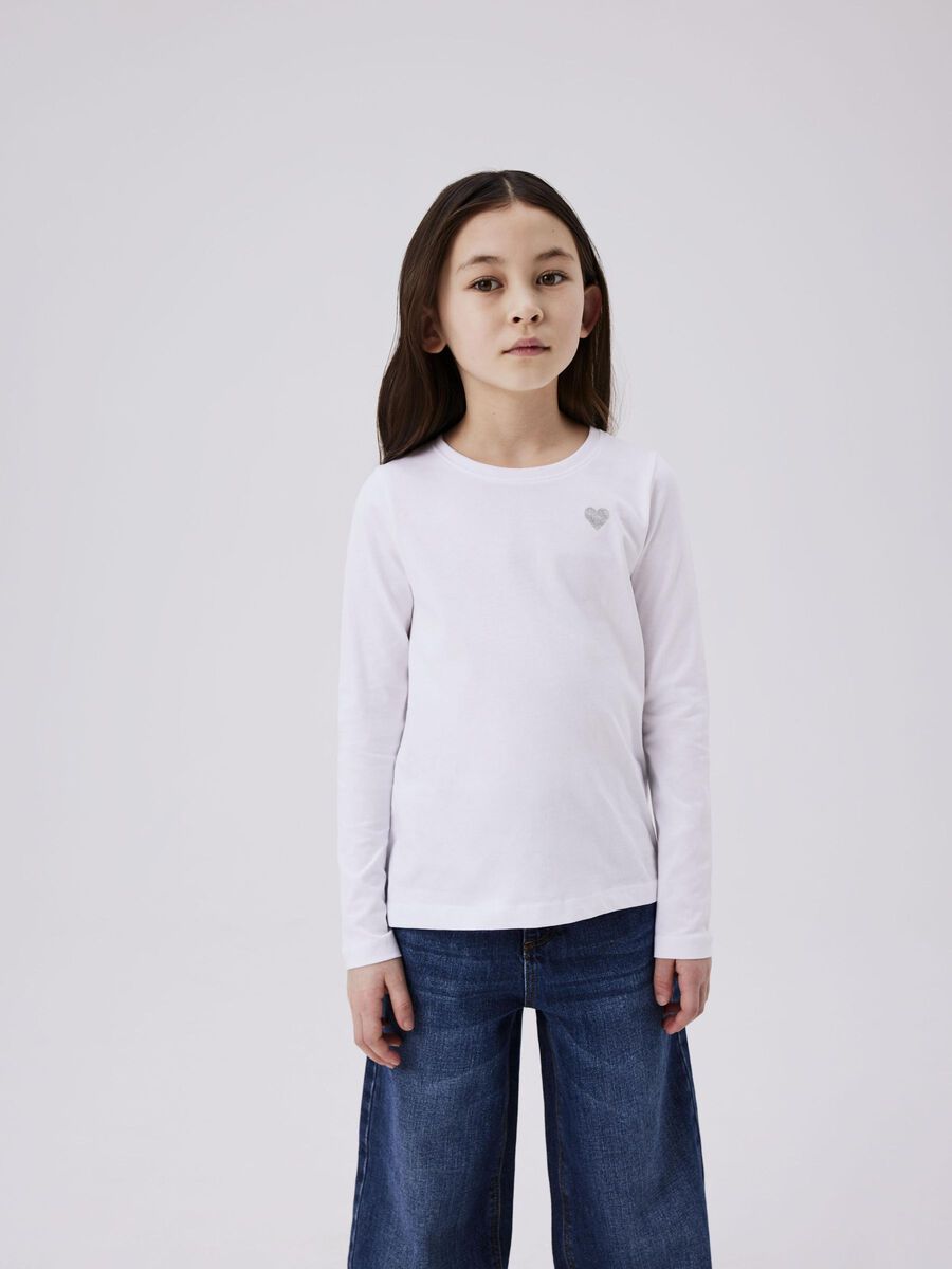 name it GLIMMER TOP MED LANGE ÆRMER, Bright White, highres - 13232327_BrightWhite_008.jpg