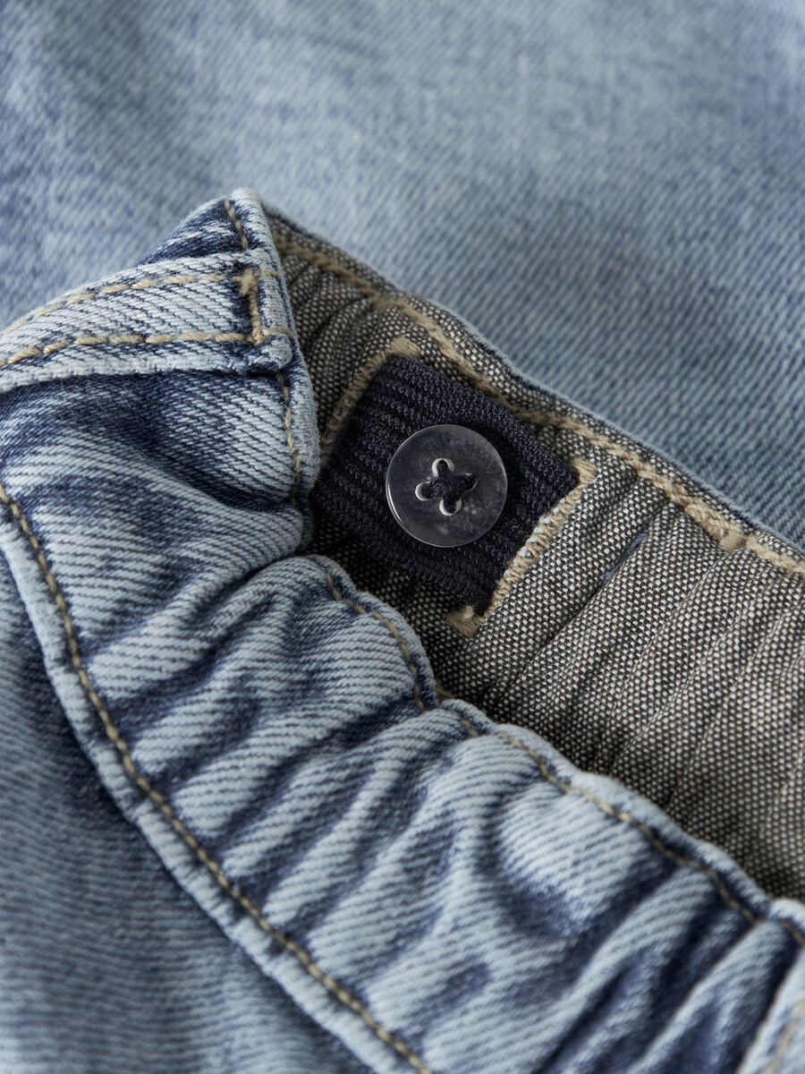 Carousel image 5 TAPERED FIT JEANS, Light Blue Denim