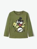 Name it DISNEY MICKEY MOUSE LANGÆRMET T-SHIRT, Loden Green, highres - 13176715_LodenGreen_003.jpg