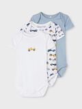 Name it 3-PACK SHORT-SLEEVED BODYSUIT, Dusty Blue, highres - 13189123_DustyBlue_003.jpg