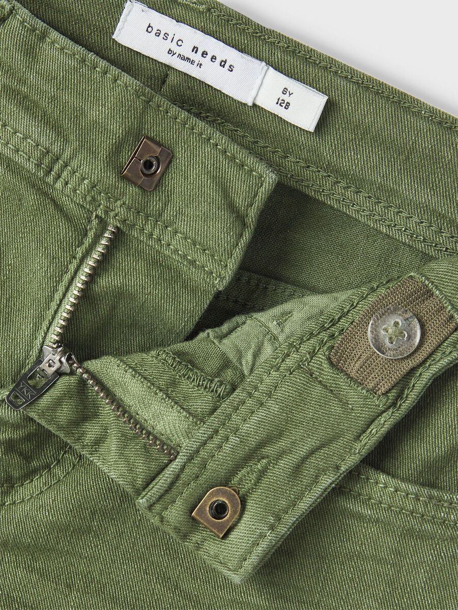 Carousel image - X-SLIM FIT TWILL TROUSERS, Rifle Green | 5